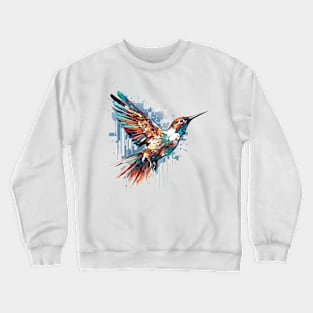 Hummingbird Bird Animal Freedom World Wildlife Wonder Abstract Crewneck Sweatshirt